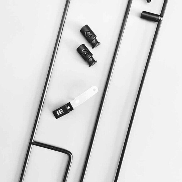 Garden Flag Pole Set with Garden Flag Stopper and Anti-Wind Clip - Picture 2 of 3